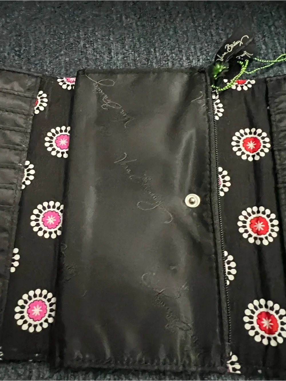 Vera Bradley Parisian Paisley Sleek and Chic Wallet/Clutch-NWT